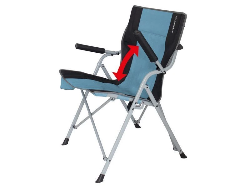 Eurotrail Vouwstoel Arras Staal Blauw-zwart 5 Eurotrail Vouwstoel Arras Staal Blauw-zwart - Afbeelding 3