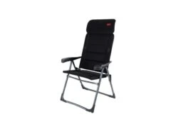 Crespo Standenstoel AP-213 Air Deluxe Compact Zwart 80 -TrailNest Winkel 114 1 crespo kampeerstoel ap 213 air deluxe compact zwart 80 zijkant links 1148012