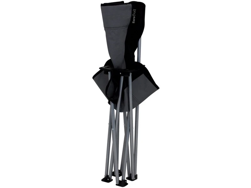 Eurotrail Vouwstoel Lausanne Staal Grijs-Zwart 5 Eurotrail Vouwstoel Lausanne Staal Grijs-Zwart - Afbeelding 3