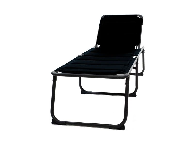 Travellife Barletta Kampeer- Tuinligbed Relax Zwart 3 Travellife Barletta Kampeer- Tuinligbed Relax Zwart