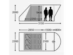 Dometic Opblaasbare Familie Tent Ftc Boracay 301 Tc -TrailNest Winkel 5 2 dometic opblaasbare familie tent ftc boracay 301 tc 9120001463