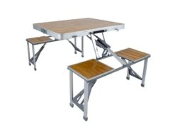 Bo Camp Camping Picknicktafel Bamboe Inklapbaar