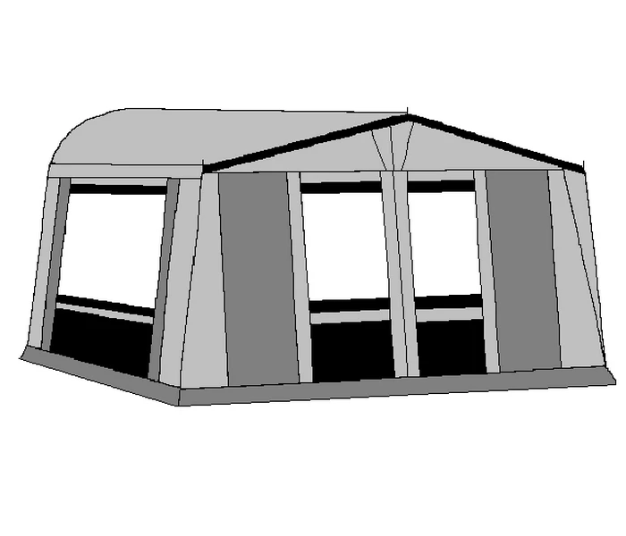 Te Velde Voortent De Vaart Lux 240 Cm Antraciet 3 Te Velde Voortent De Vaart Lux 240 Cm Antraciet