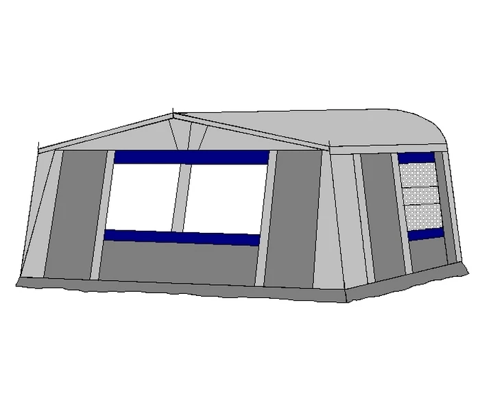 Te Velde Voortent De Vaart Standaard 240 Cm 3 Te Velde Voortent De Vaart Standaard 240 Cm