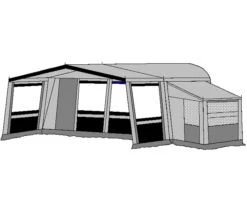 Te Velde Voortent De Vaart Lux 240 Cm Antraciet 9 Te Velde Voortent De Vaart Lux 240 Cm Antraciet -TrailNest Winkel te velde voortenten met uitbouw en luifel de vaart lux antraciet2